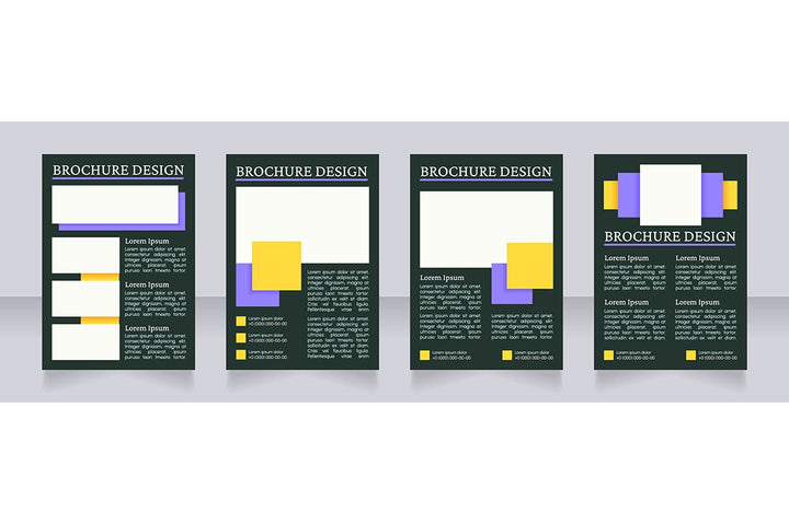 Information Brochures Layout Design