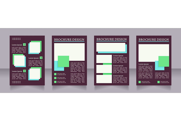 Information Brochures Layout Design
