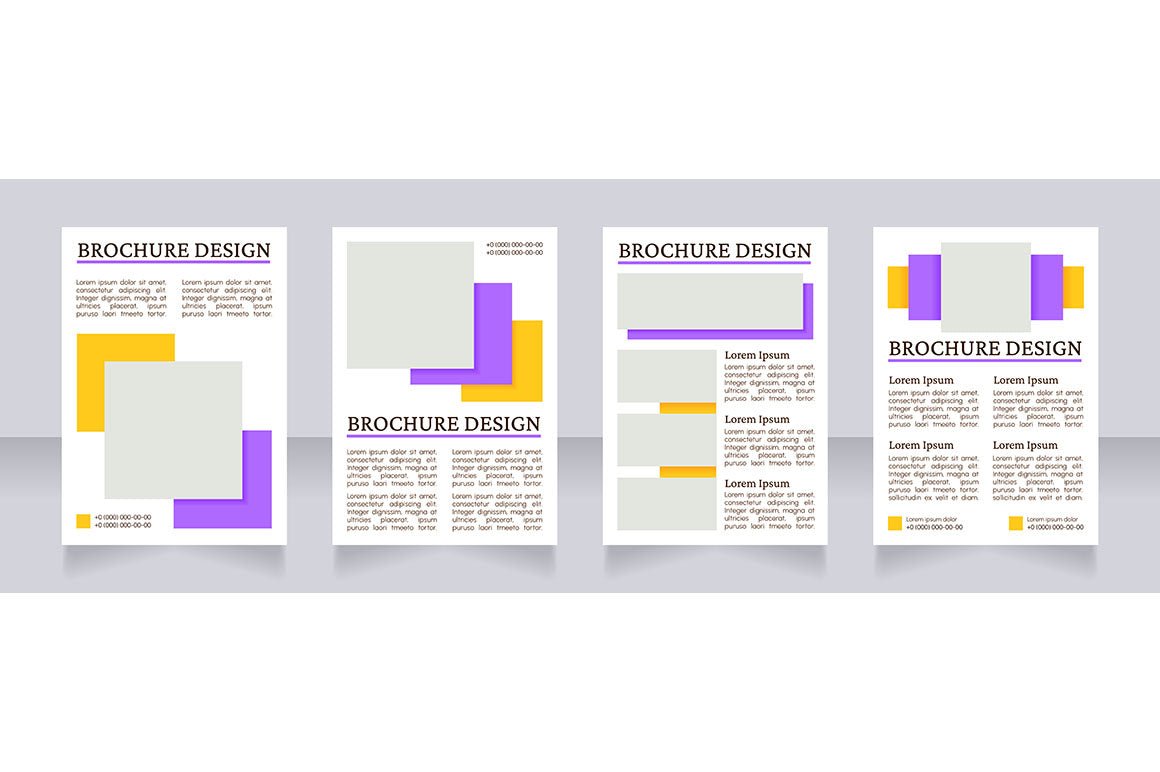 Information Brochures Layout Design
