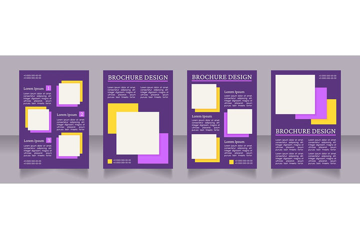 Information Brochures Layout Design