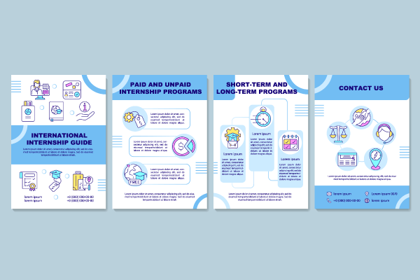 International Internship Brochure Bundle
