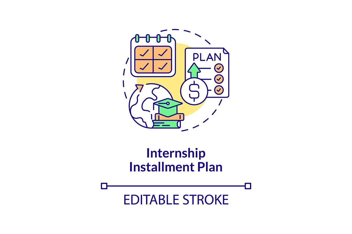 International Internship Icons Bundle