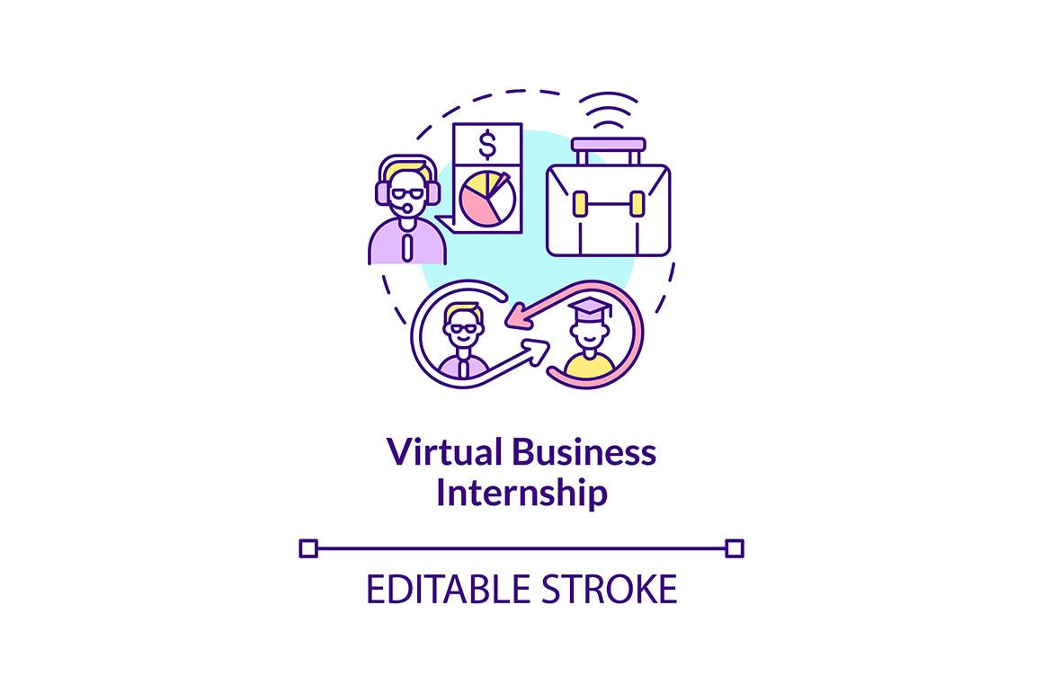 International Internship Icons Bundle
