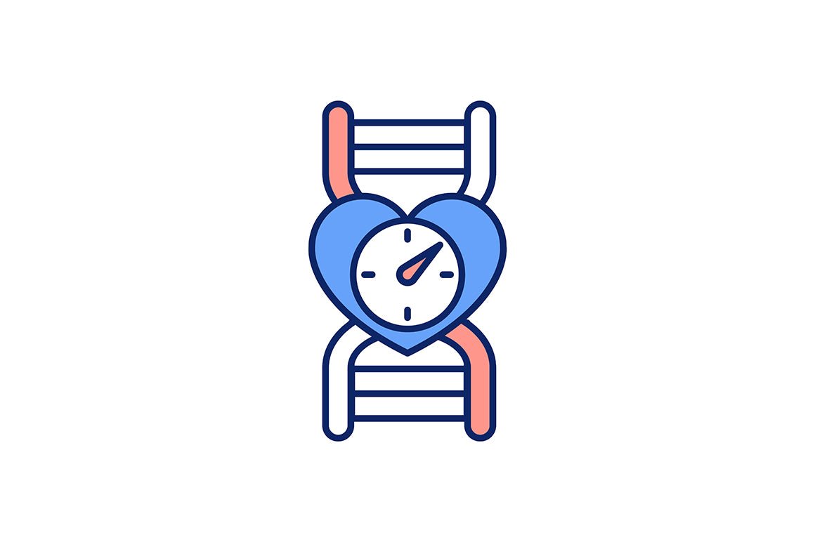 Keep heart healthy RGB color icons set