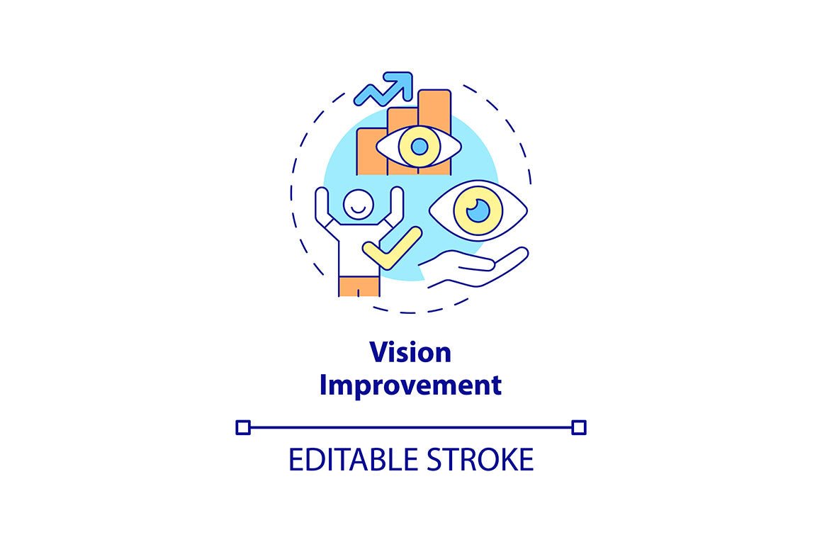 Lasik Eye Surgery Concepts Icons Bundle