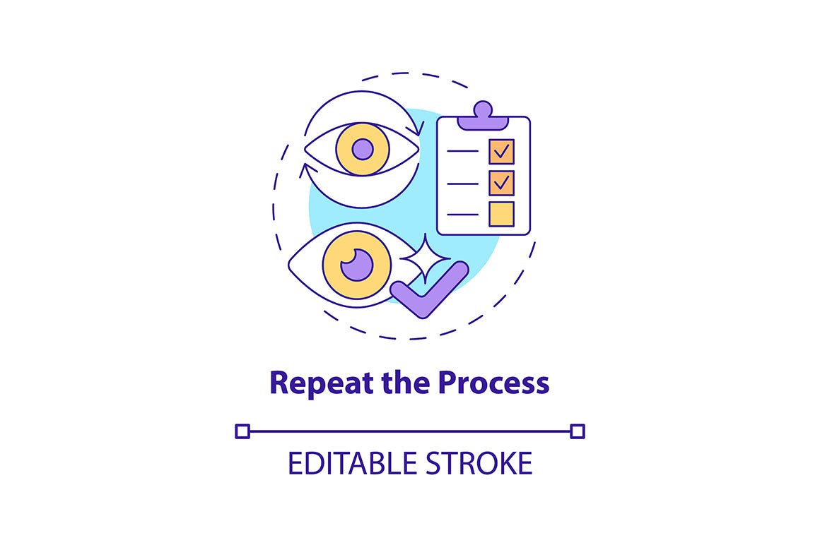 Lasik Eye Surgery Concepts Icons Bundle