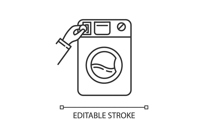 Laundry Types Pixel Perfect Linear Set