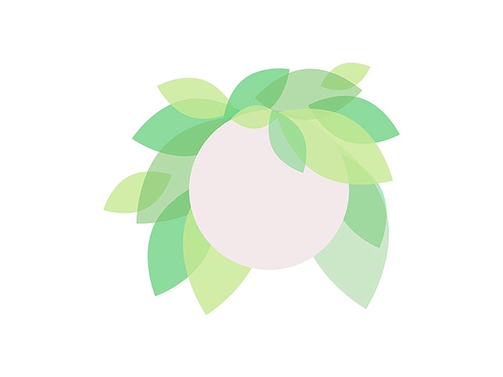 Leaf detail brochure element design set