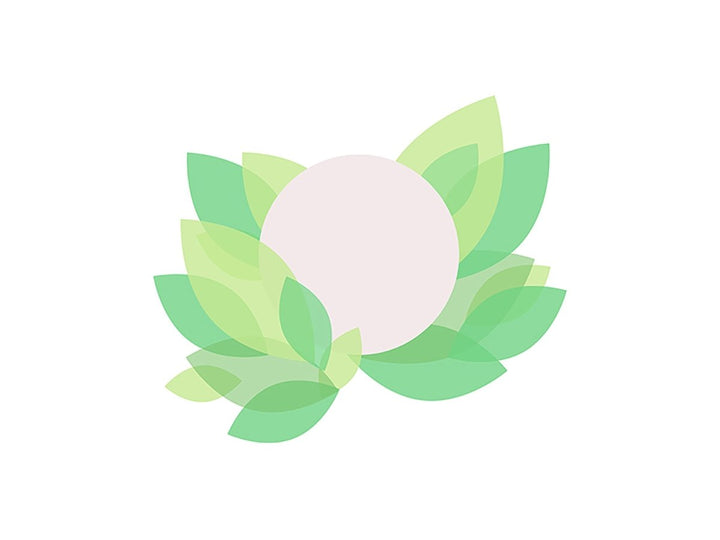 Leaf detail brochure element design set