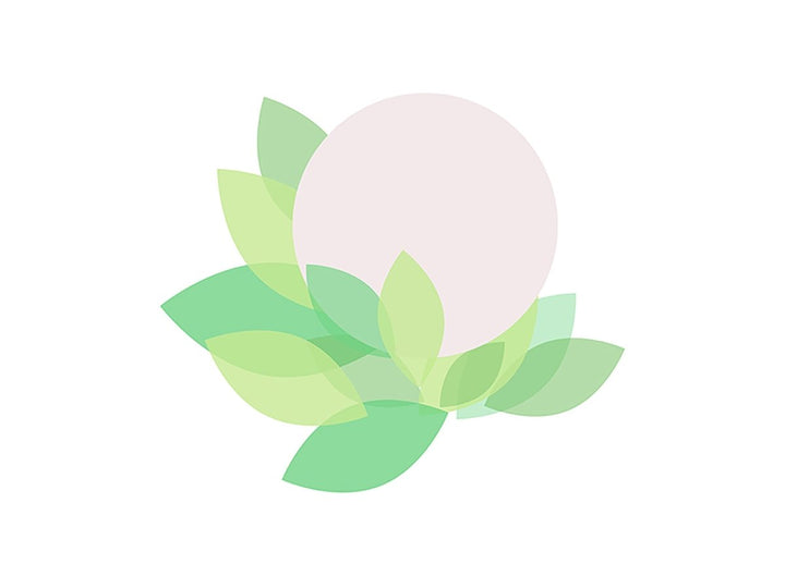 Leaf detail brochure element design set