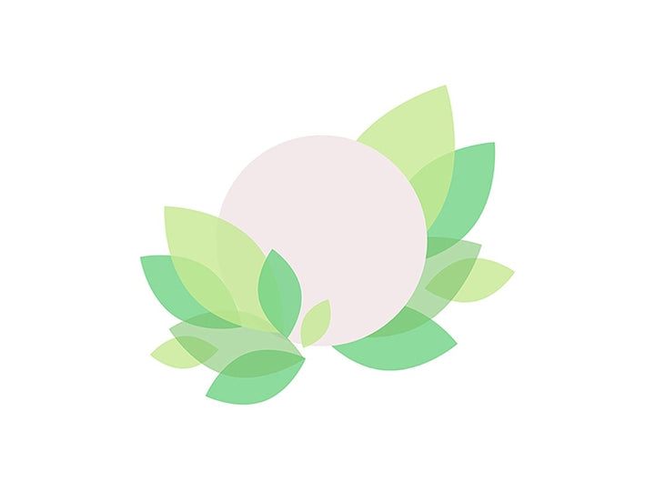 Leaf detail brochure element design set