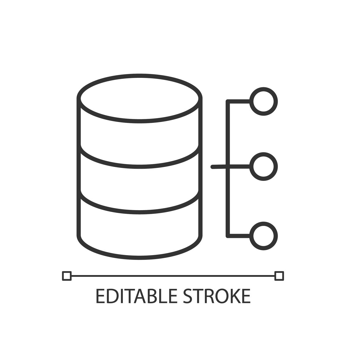 Learning modern professions linear icons set