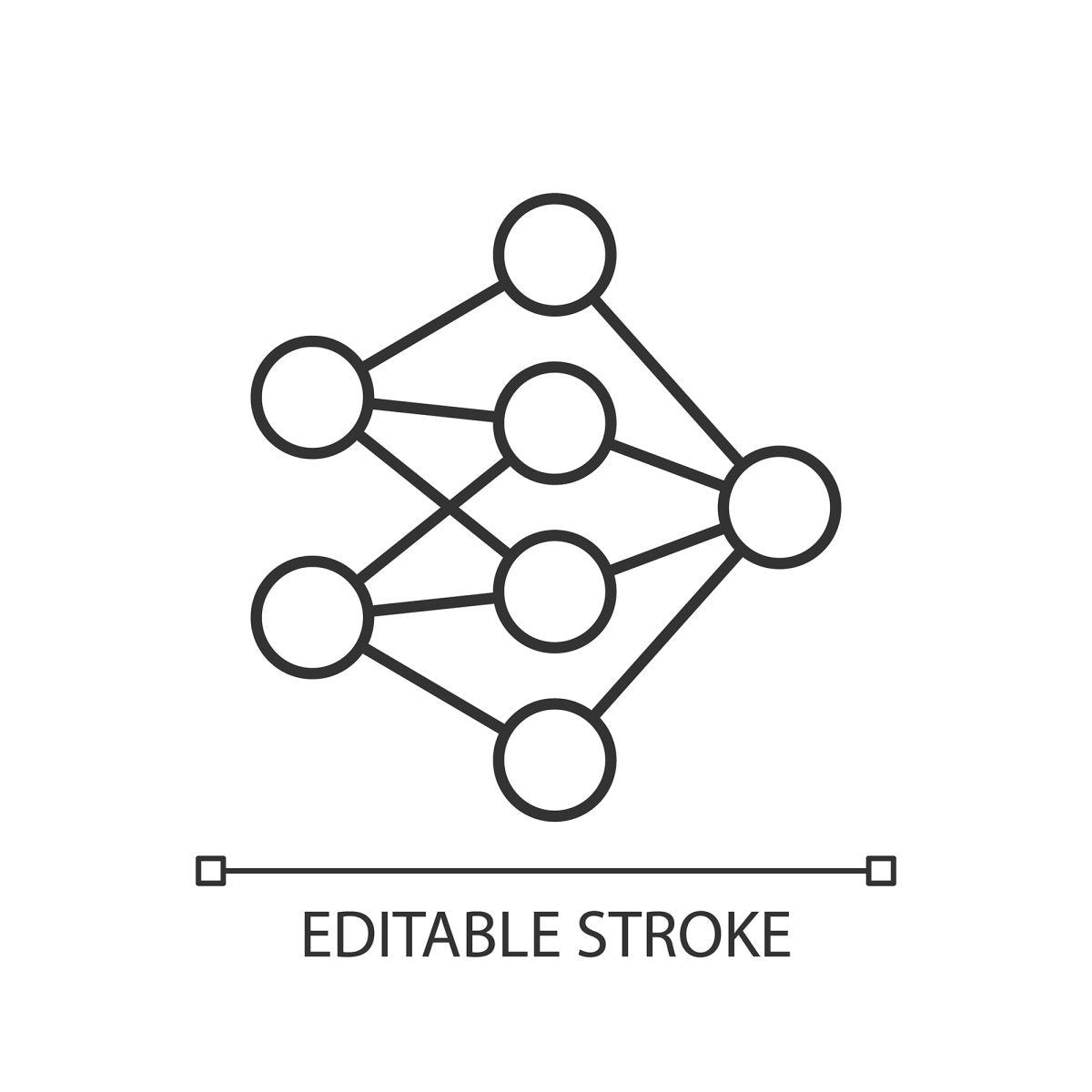 Learning modern professions linear icons set