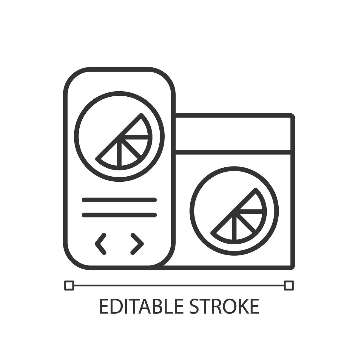 Learning modern professions linear icons set
