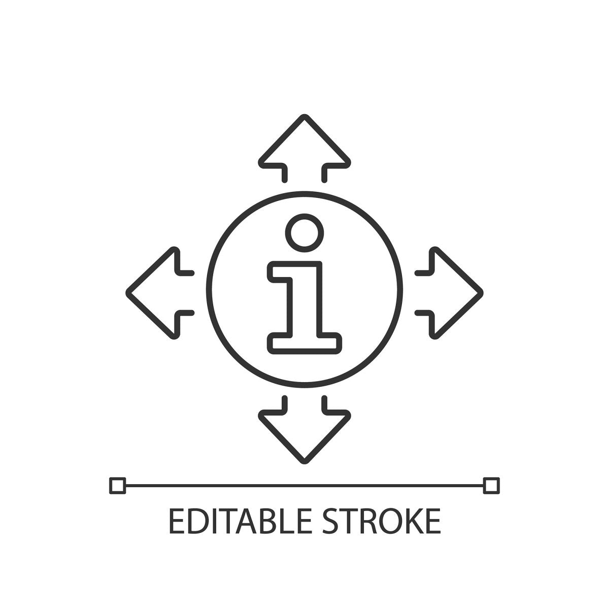 Learning modern professions linear icons set