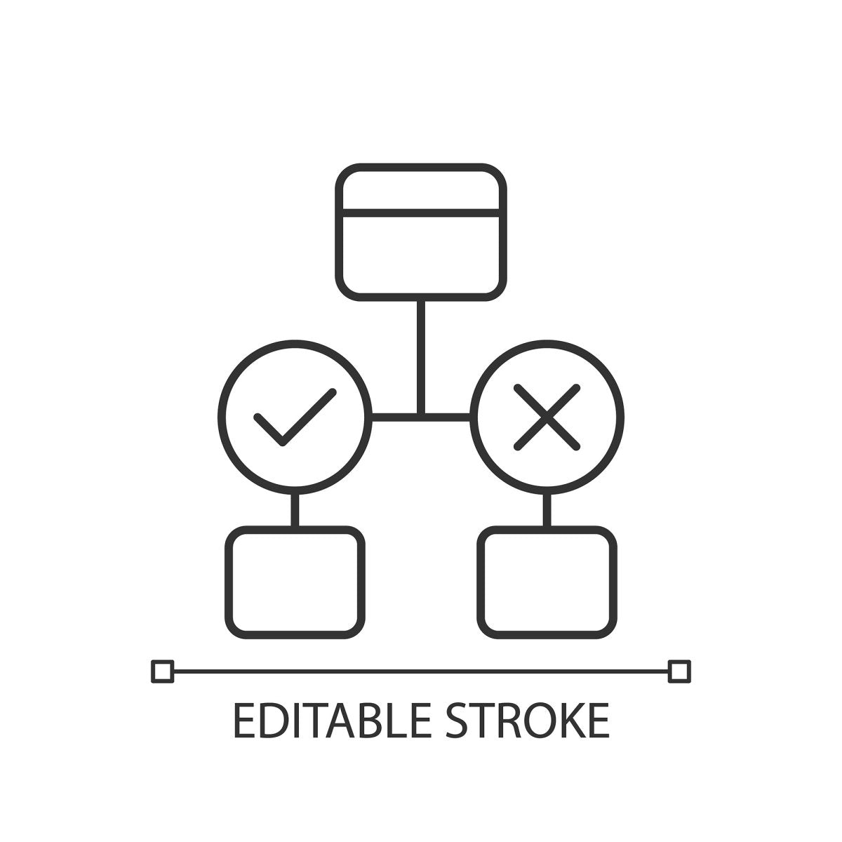 Learning modern professions linear icons set