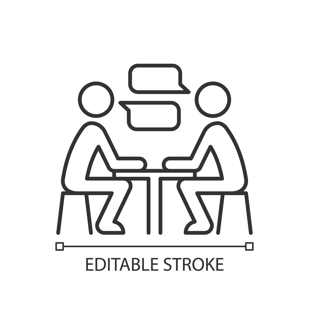 Learning modern professions linear icons set
