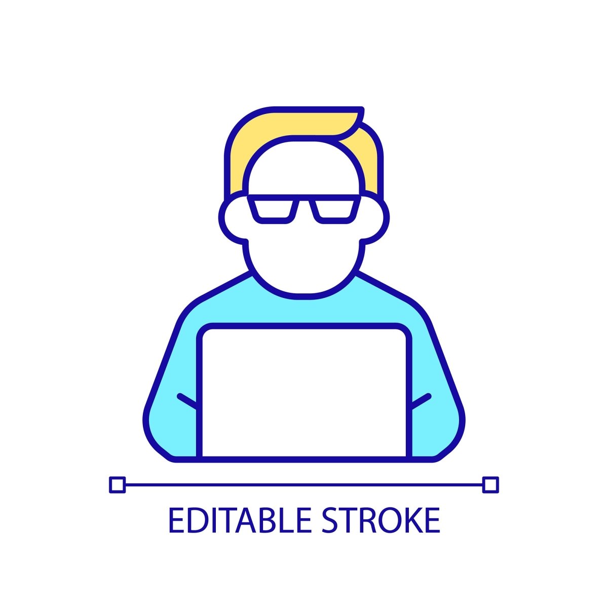 Learning modern professions RGB color icons set