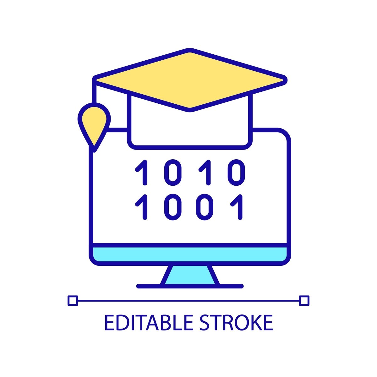 Learning modern professions RGB color icons set