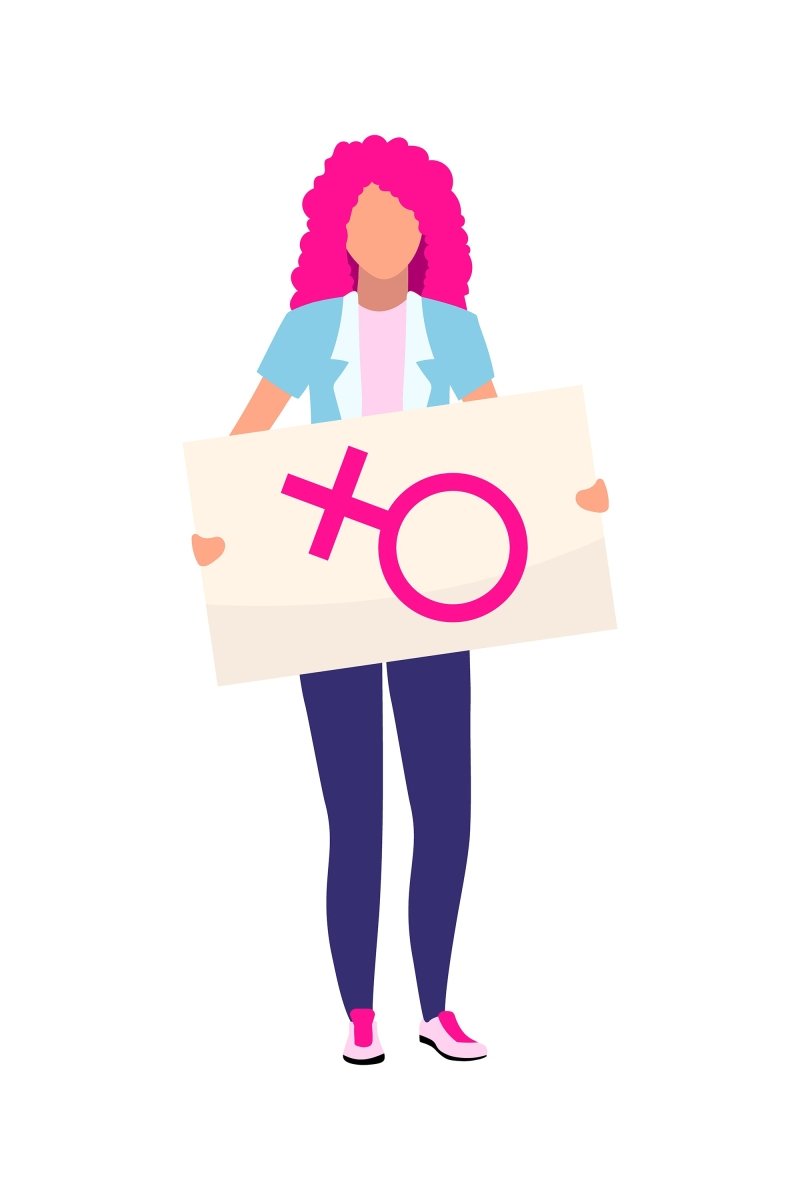 LGBT members flat characters set