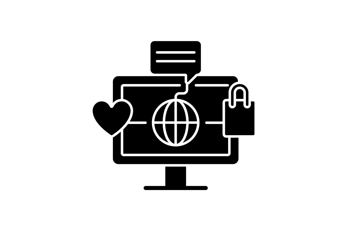Lifestyle trends black glyph icons set on white space