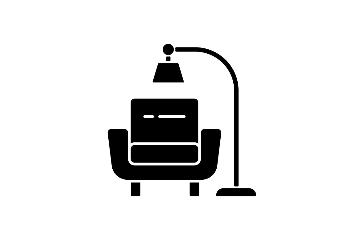 Lifestyle trends black glyph icons set on white space