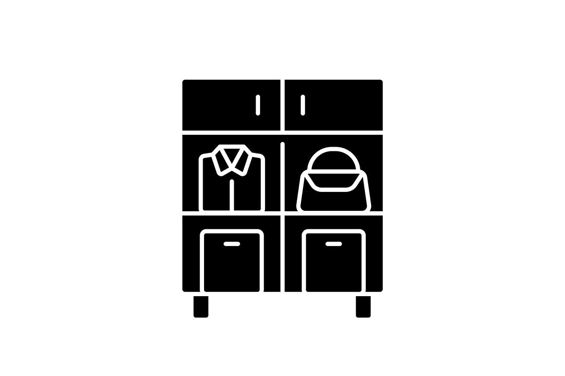 Lifestyle trends black glyph icons set on white space