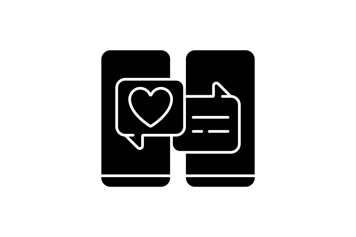 Lifestyle trends black glyph icons set on white space