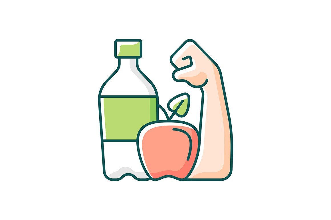 Lifestyle trends RGB color icons set