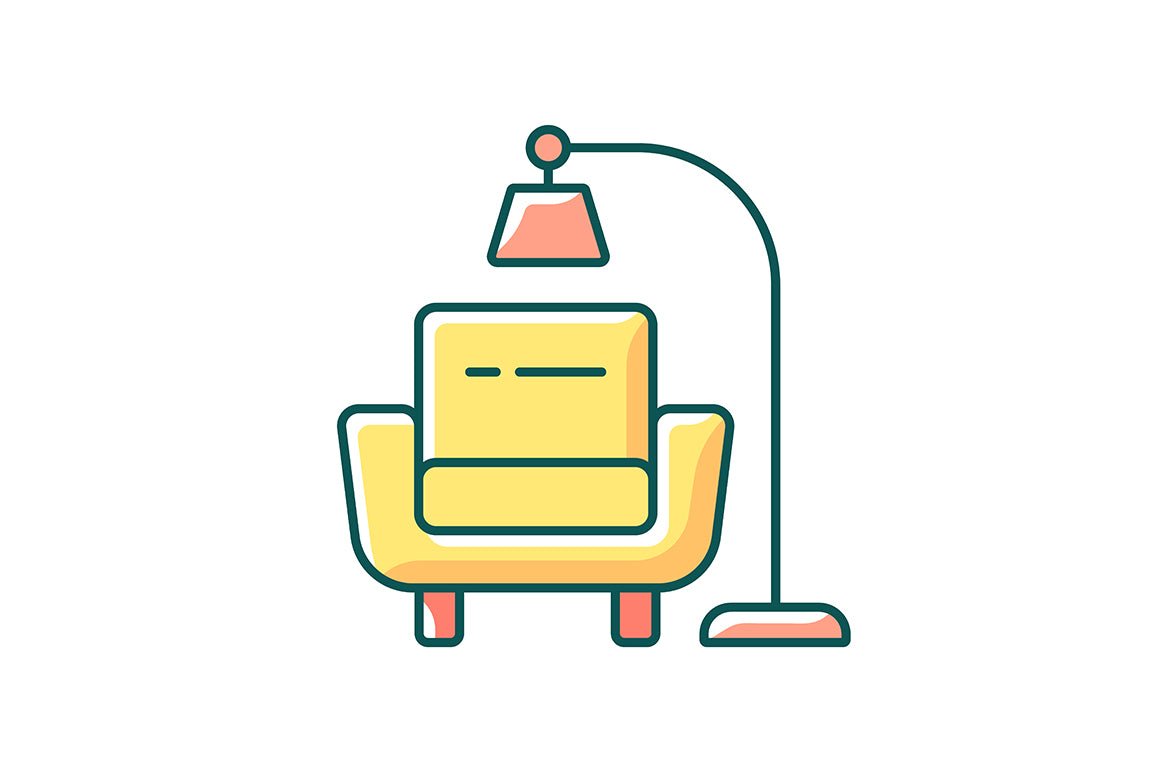 Lifestyle trends RGB color icons set