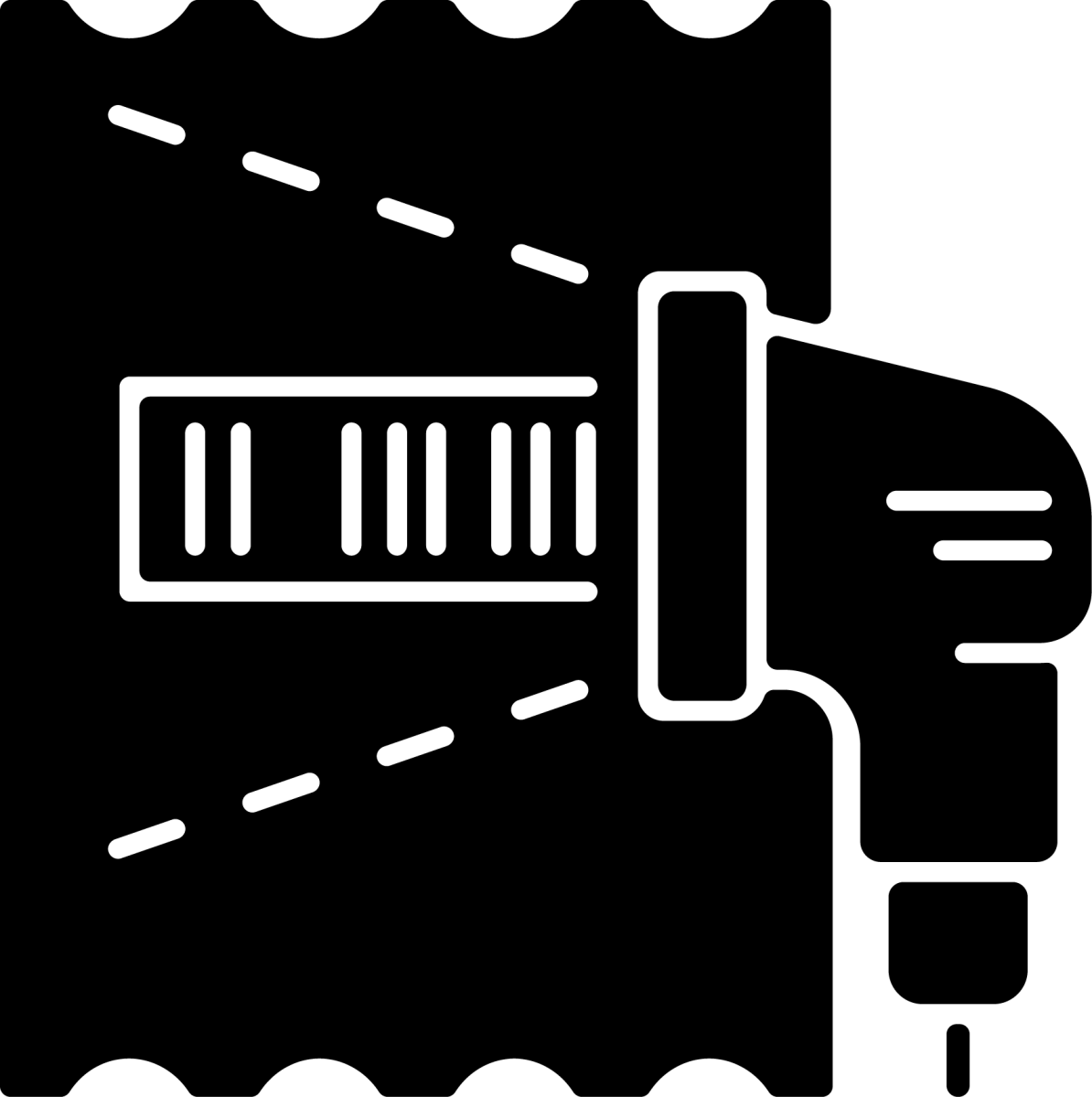 Lottery types black glyph icons set on white space