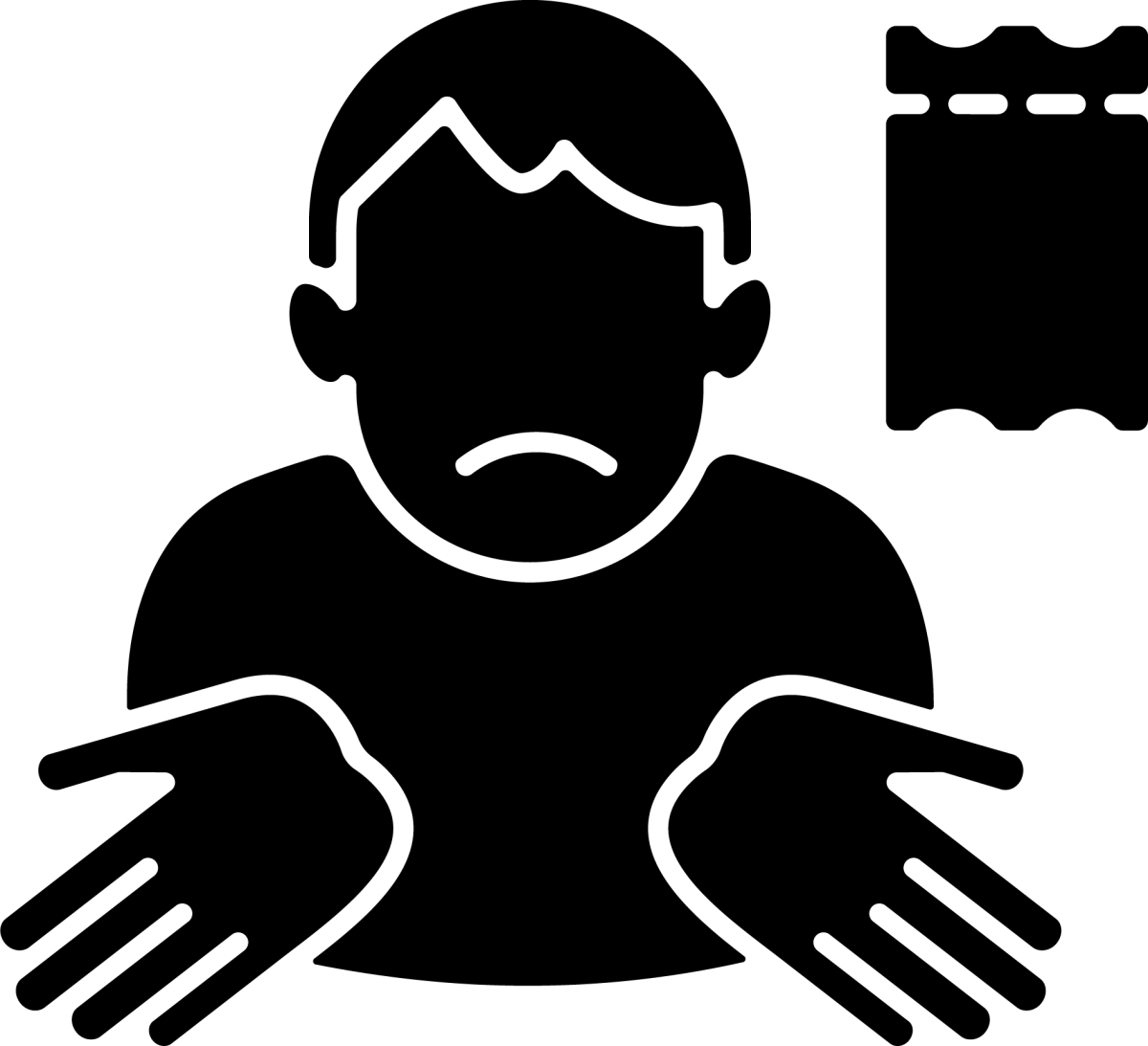 Lottery types black glyph icons set on white space