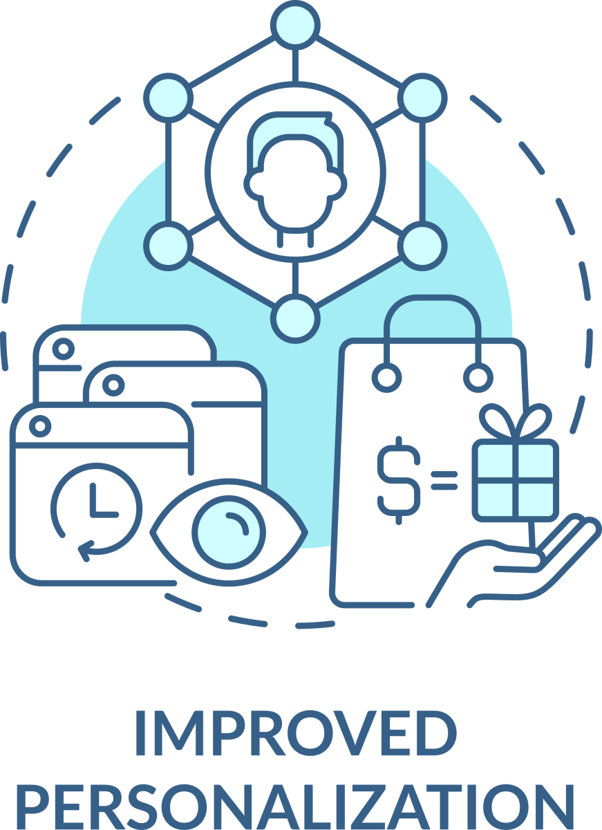 Loyalty Program Blue Icons Bundle