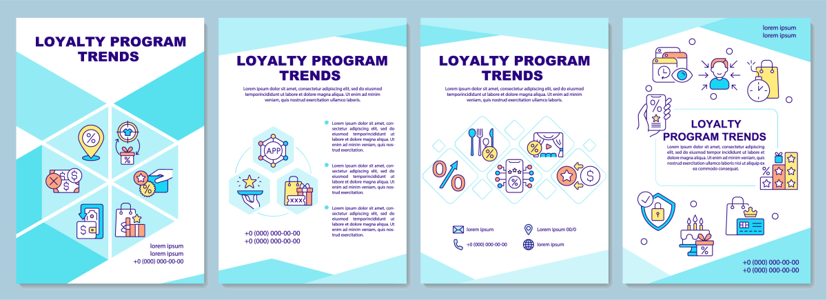Loyalty Program Trends Brochures Bundle