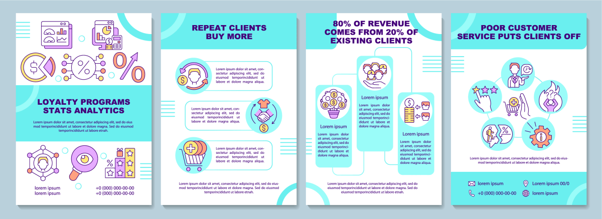Loyalty Program Trends Brochures Bundle