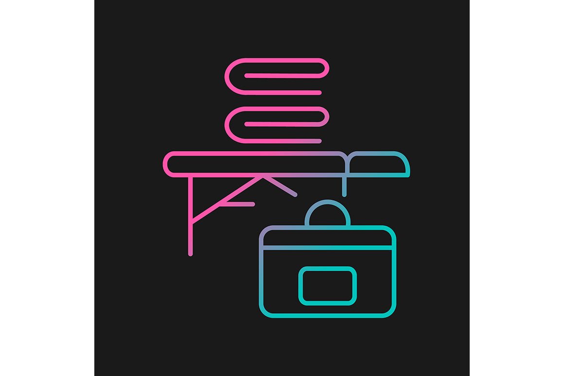 Massage tools and equipment gradient icons set for dark and light mode