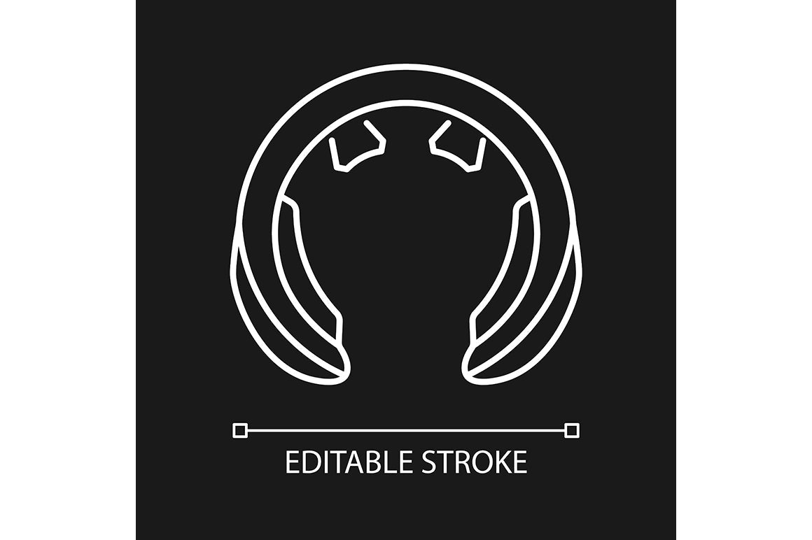 Massage tools and equipment linear icons set for dark and light mode
