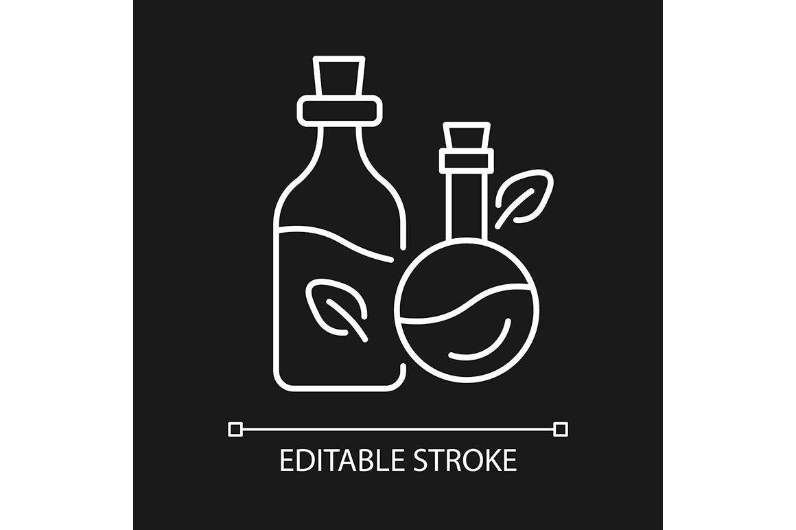 Massage tools and equipment linear icons set for dark and light mode