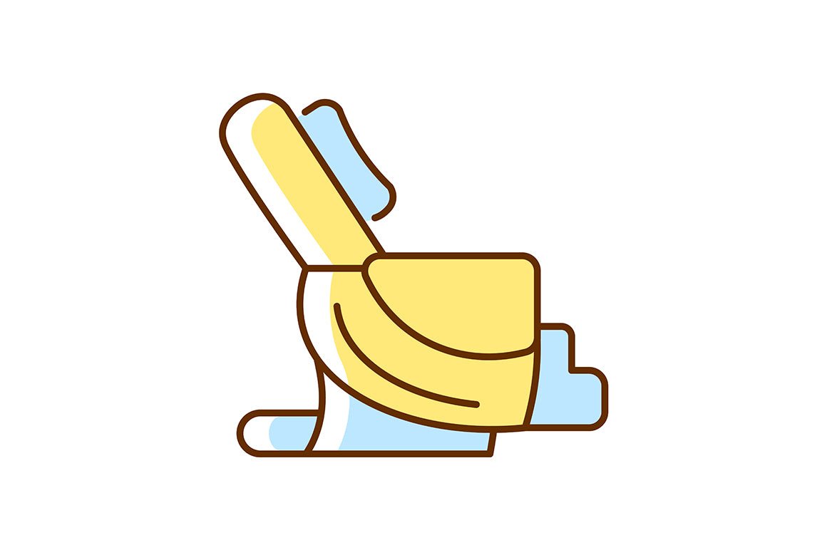 Massage tools and equipment RGB color icons set