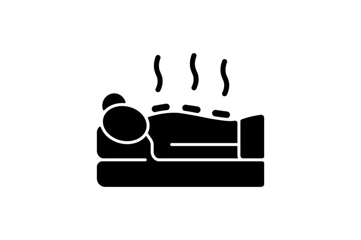 Massage types black glyph icons set on white space