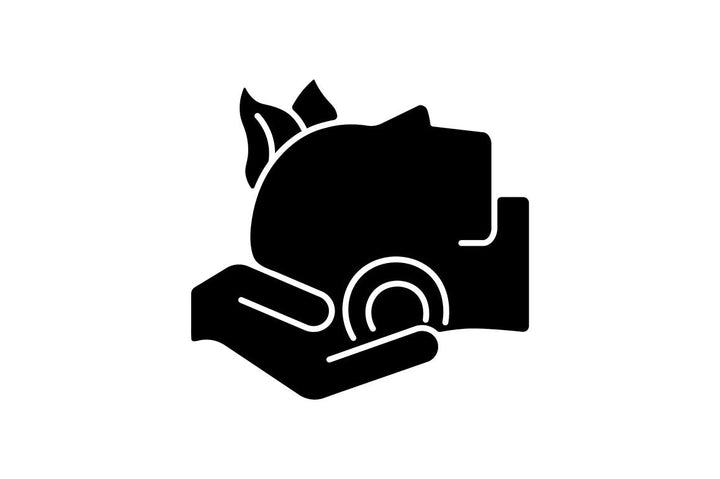 Massage types black glyph icons set on white space