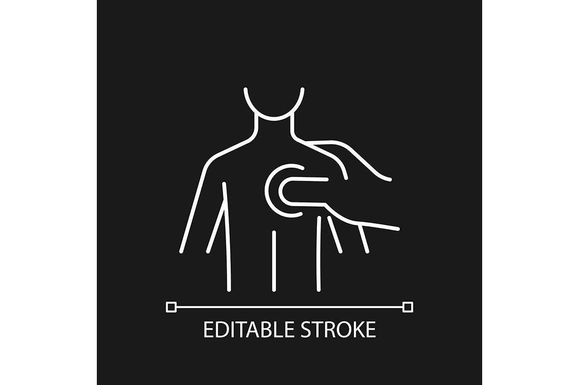 Massage types linear icons set for dark and light mode