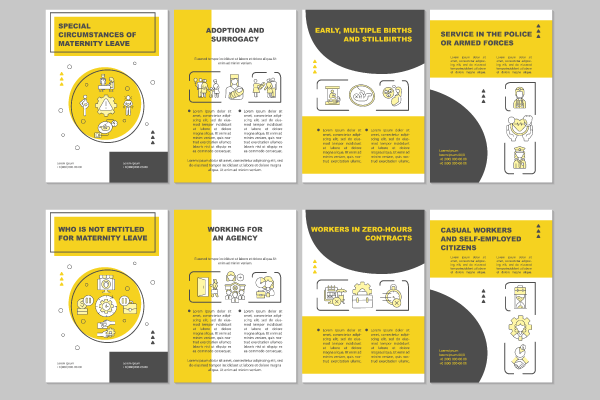 Maternity Leave Brochure Bundle