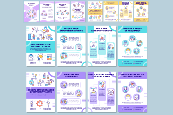 Maternity Leave Brochures Bundle
