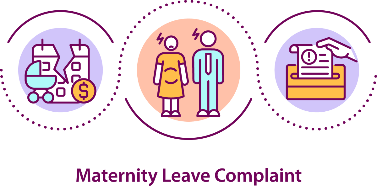 Maternity Leave Duration Icons Bundle