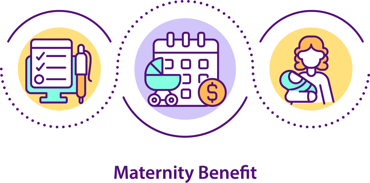 Maternity Leave Duration Icons Bundle