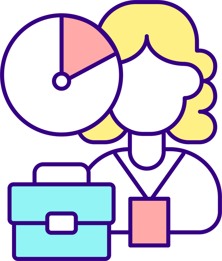 Maternity leave related RGB color icons set