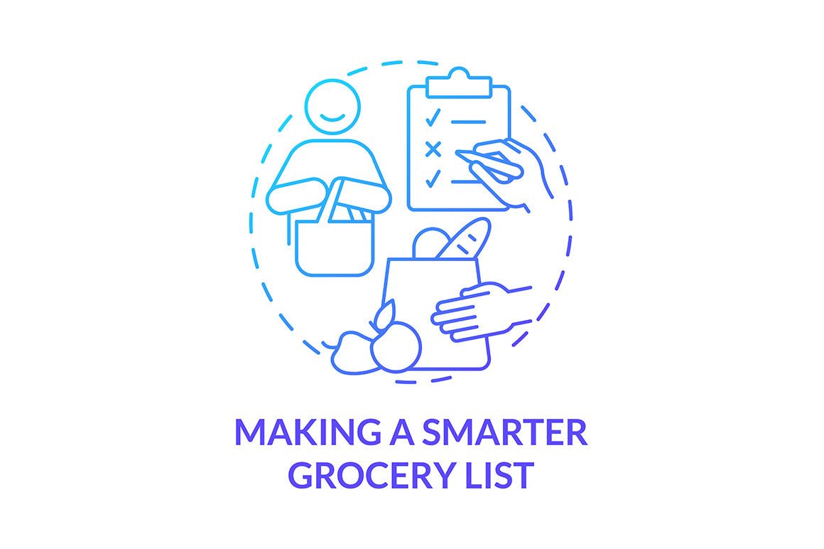 Meal plan related concept icons bundle