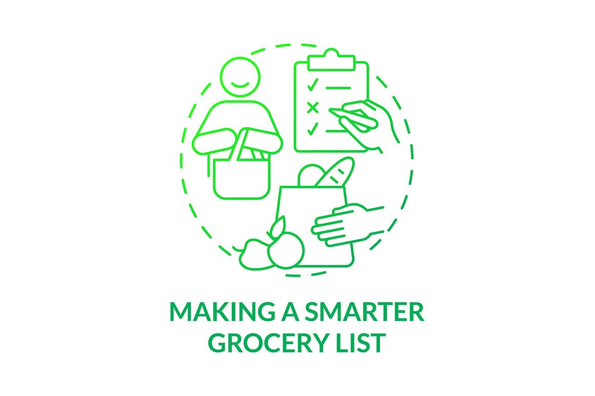 Meal plan related concept icons bundle