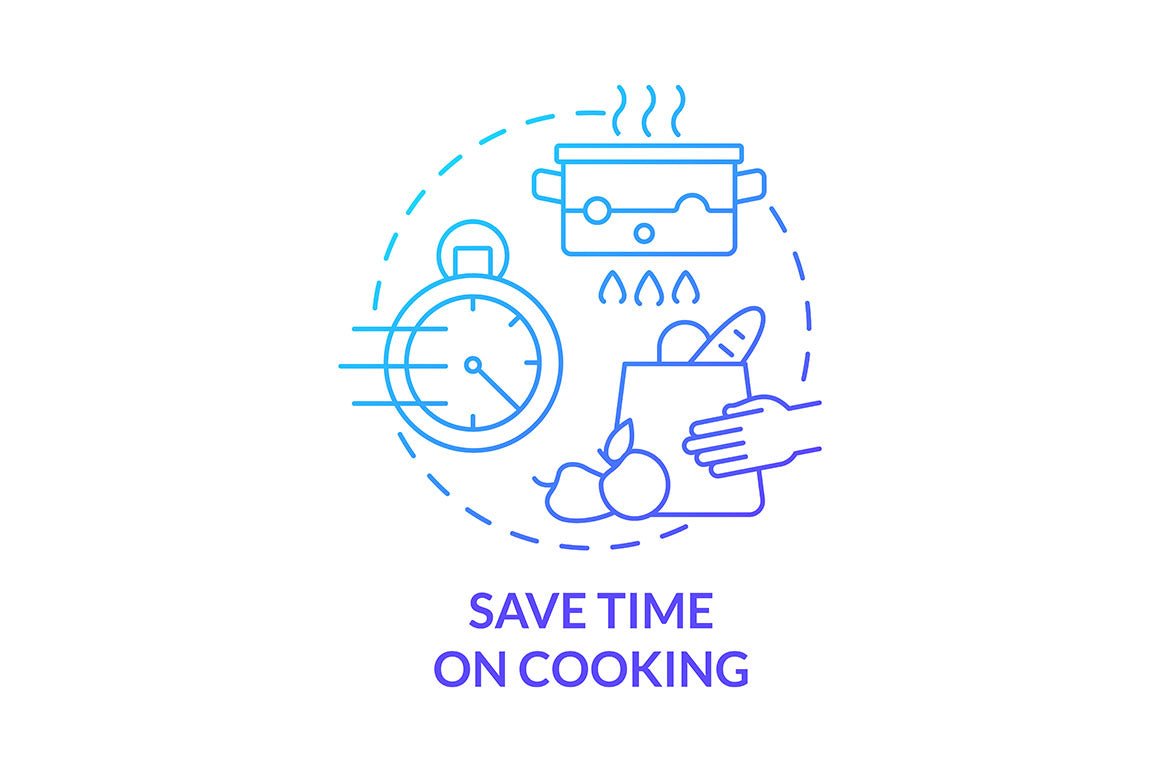 Meal plan related concept icons bundle